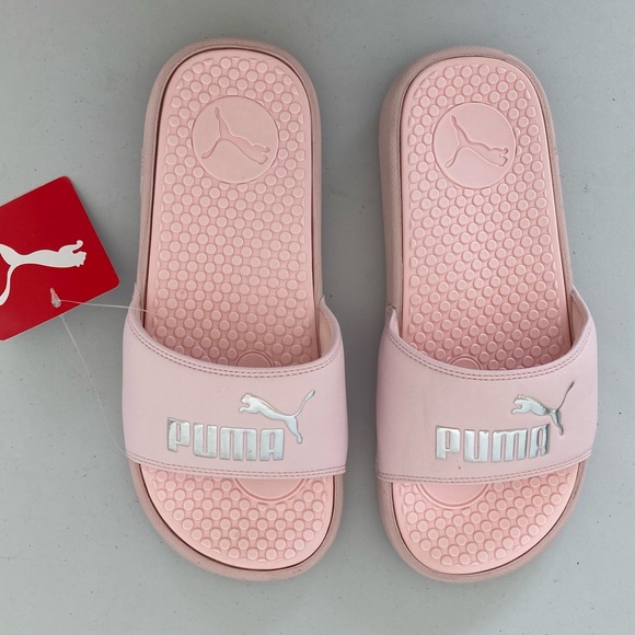 PUMA women’s Cool Cat pink slide sandals Size 6 - Picture 5 of 7